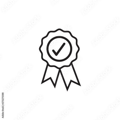 Award badge icon design template vector illustration isolated