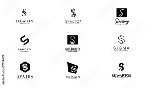 S Letter Alphabetic Logos 1