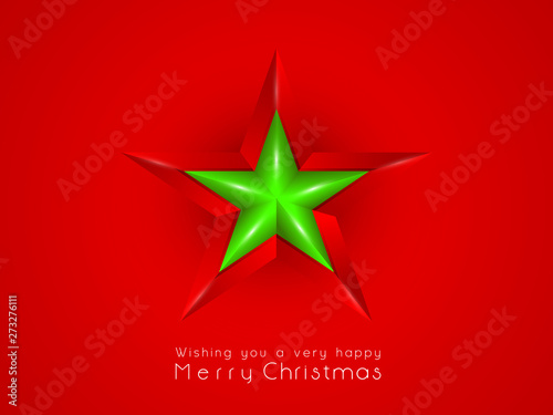 Christmas Day celebration with star.