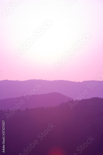 ultra violet purple summer landscape © .shock