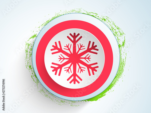 Tag, sticker and label for Merry Christmas.