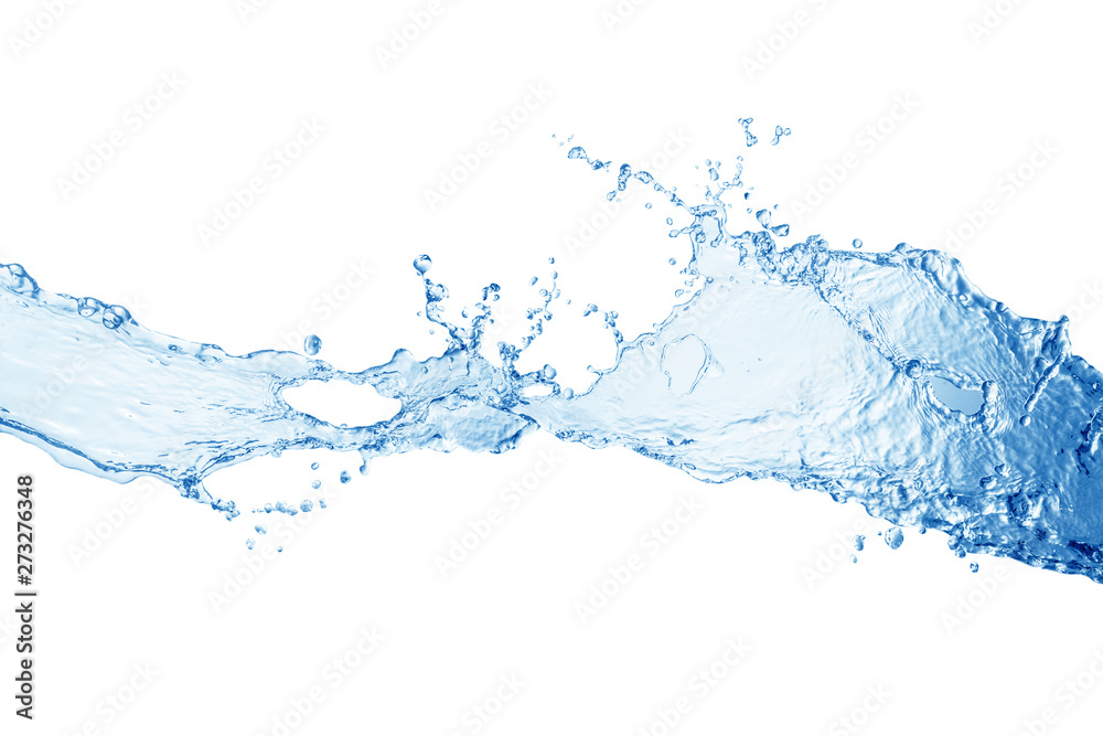 Obraz premium water splash isolated on white background, water splash