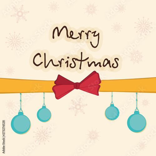 Poster or card for Christmas celebration.