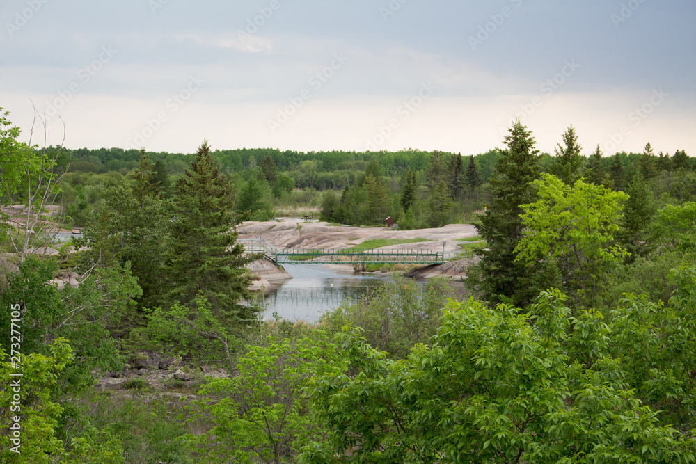 Obraz premium landscape with river