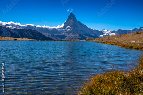 Stellisee - das Tor zum Matterhorn bei Zermatt in der Schweiz
