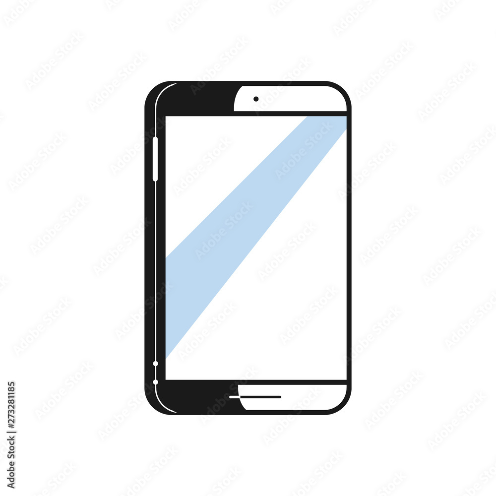 Smartphone icon in flat style. Cell phone vector. Smartphone icon in flat style. Cell phone vector.