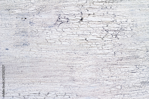 White craquelure wooden background, texture, contrast, close-up
