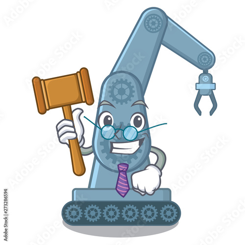 Judge toy mechatronic robot arm cartoon shape