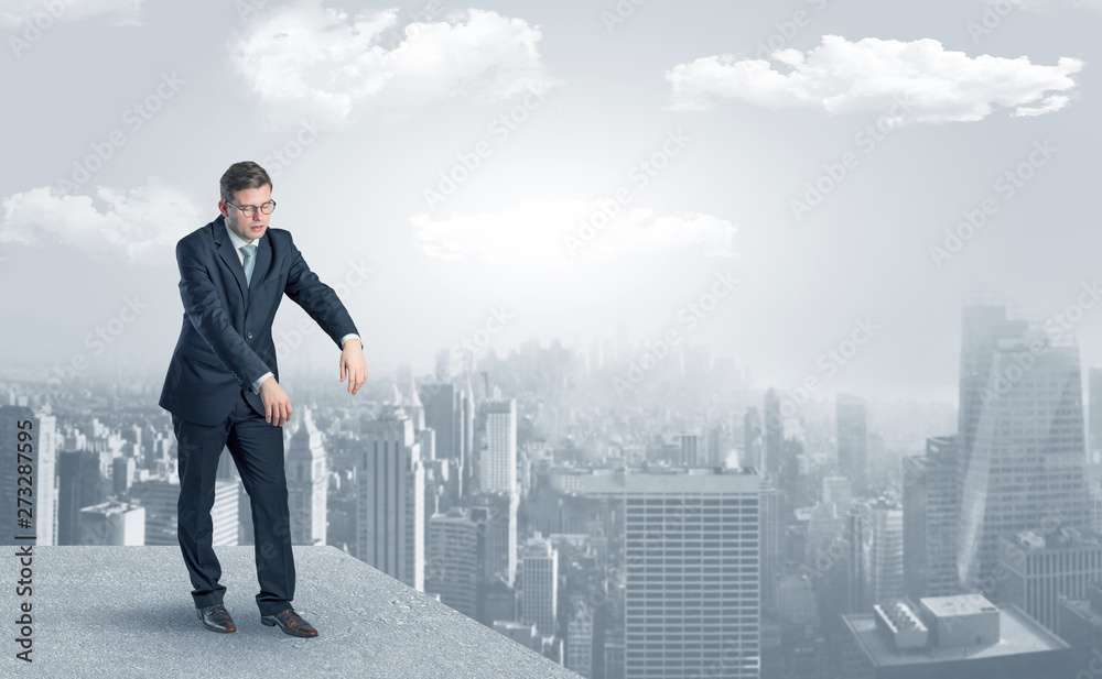 Zombi elegant businessman on the top of the city
Zombi elegant businessman on the top of the city