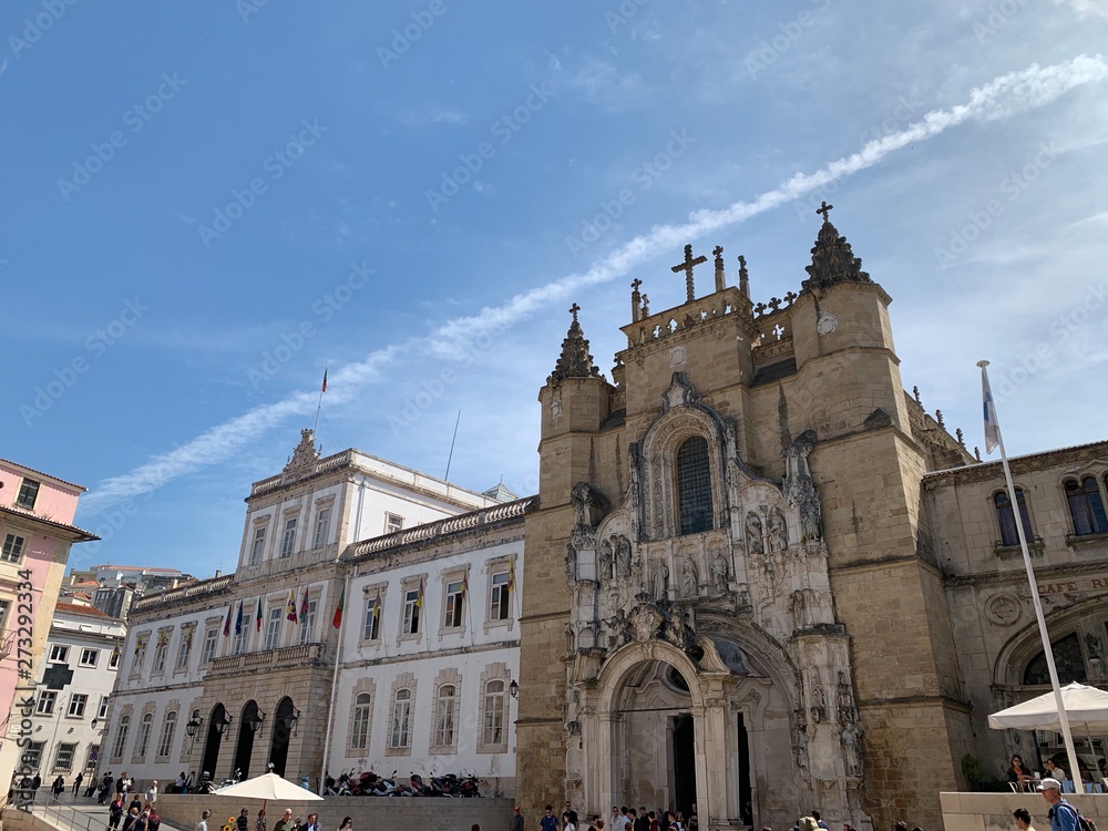 Fototapeta premium Santa Cruz in Coimbra, Portugal