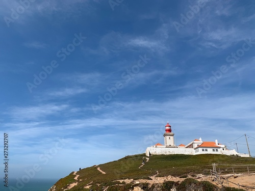 lighthouse on coast of portugal