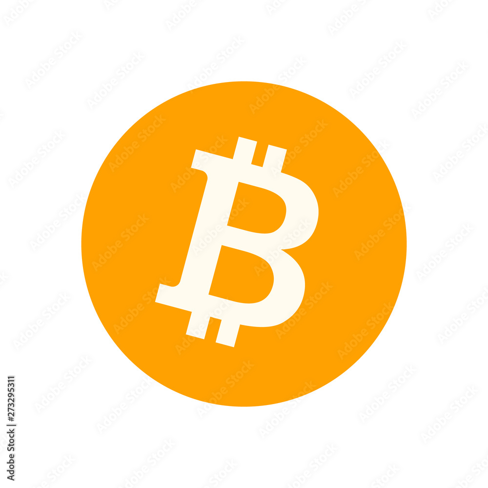 Bitcoin symbol isolated on white background. Cryptocurrency coin icon. Vector illustration. Bitcoin symbol isolated on white background. Cryptocurrency coin icon. Vector illustration.