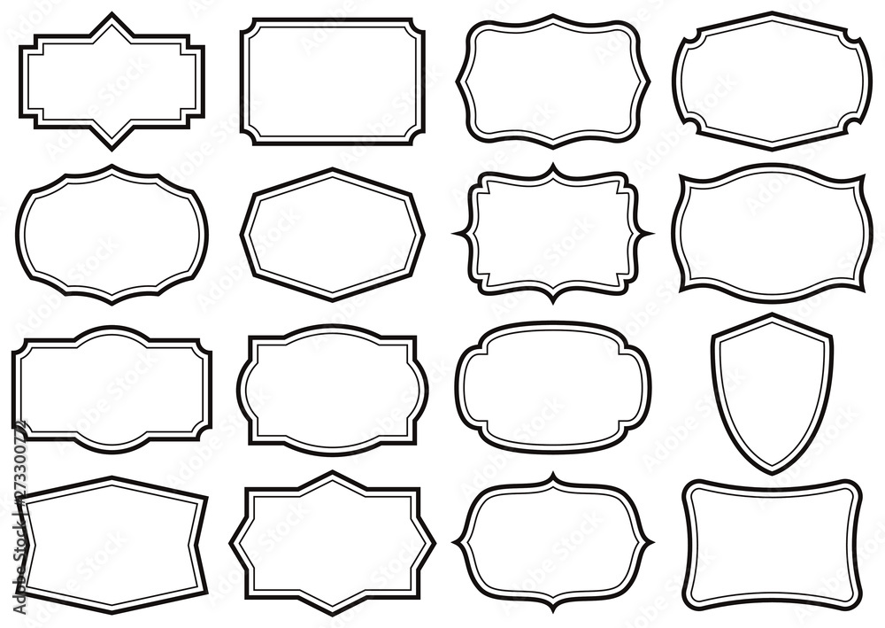 Obraz premium Zestaw ramek