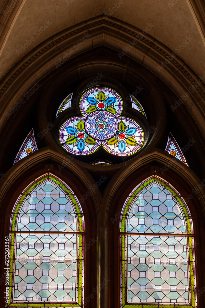 Windows in a church