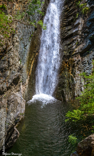 Fonias waterfall on the Greek island Samothraki