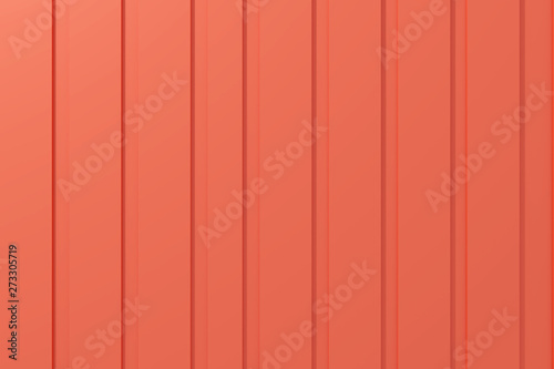 3d rendering of red metal wall