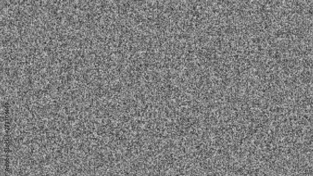 Showing animation of classic tv noise glitch. Caused by electromagnetic signals prompted by cosmic microwave background radiation. Showing animation of classic tv noise glitch. Caused by electromagnetic signals prompted by cosmic microwave background radiation.