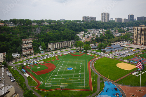 Aerial of Edgewater New Jersey