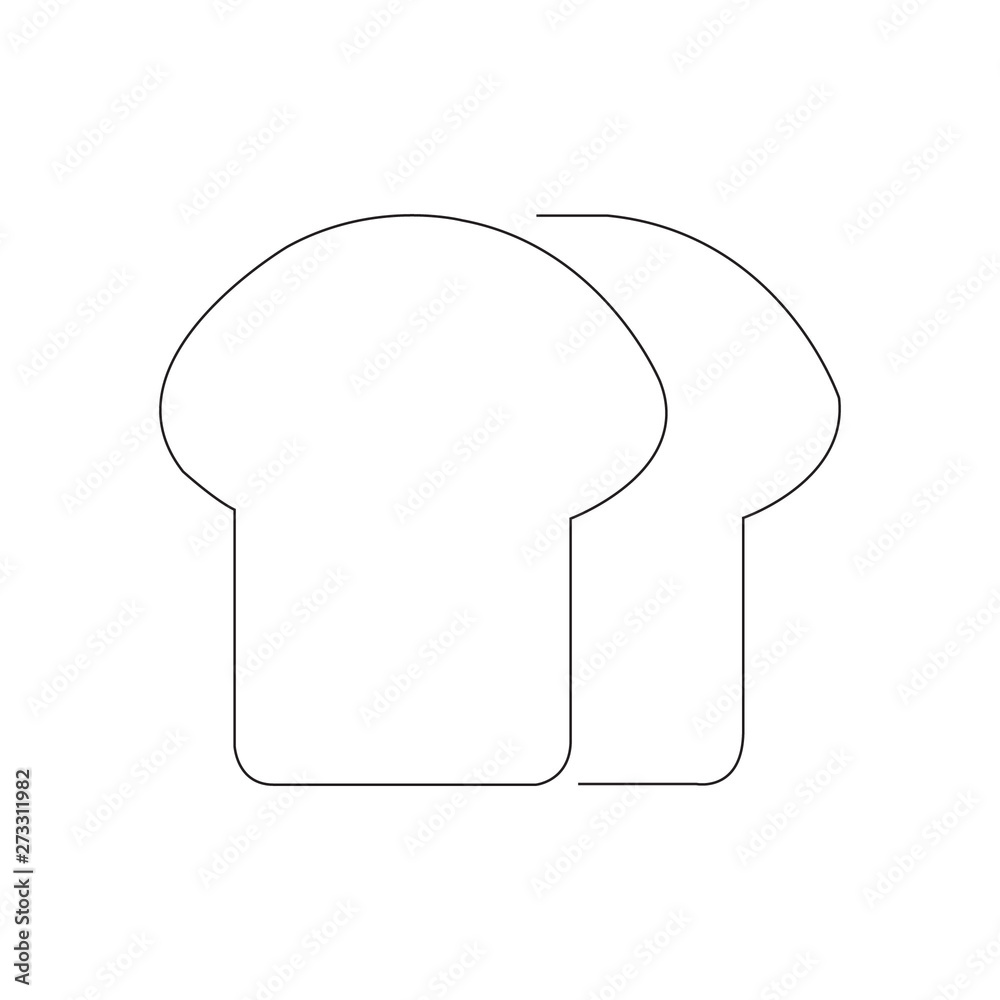 bread slices icon illustration isolated vector sign symbol bread slices icon illustration isolated vector sign symbol