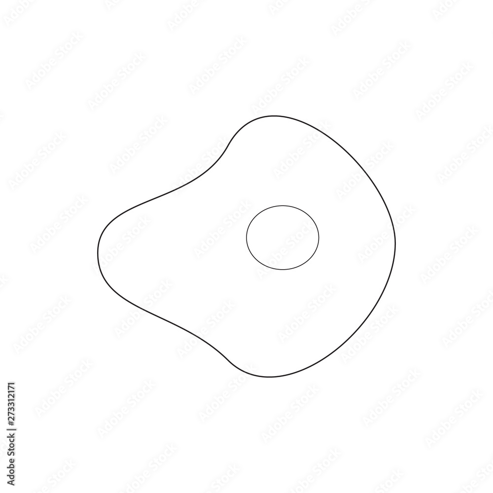 omelet concept line icon. Simple element illustration. omelet concept outline symbol design from Food set. omelet concept line icon. Simple element illustration. omelet concept outline symbol design from Food set.