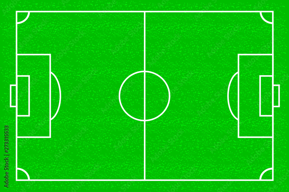 Fototapeta premium Football field vector