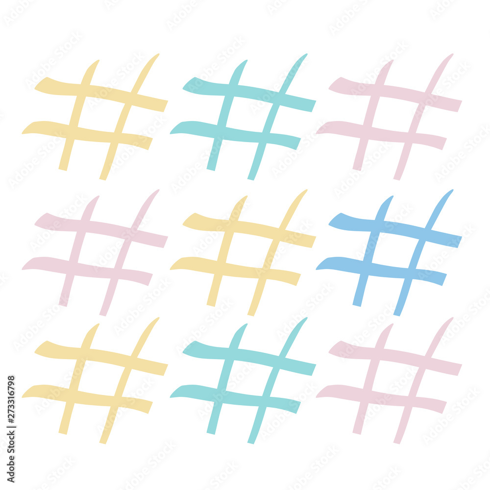 Obraz premium 01018_JuneBloom_PastelTriangle