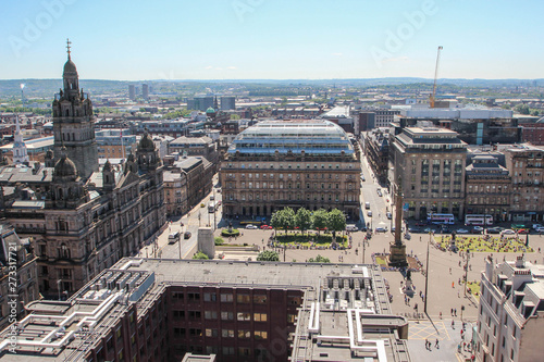Glasgow George Square panomaric view © lisa_h