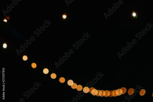 abstract background of blurred lights with bokeh effect © Margo Basarab