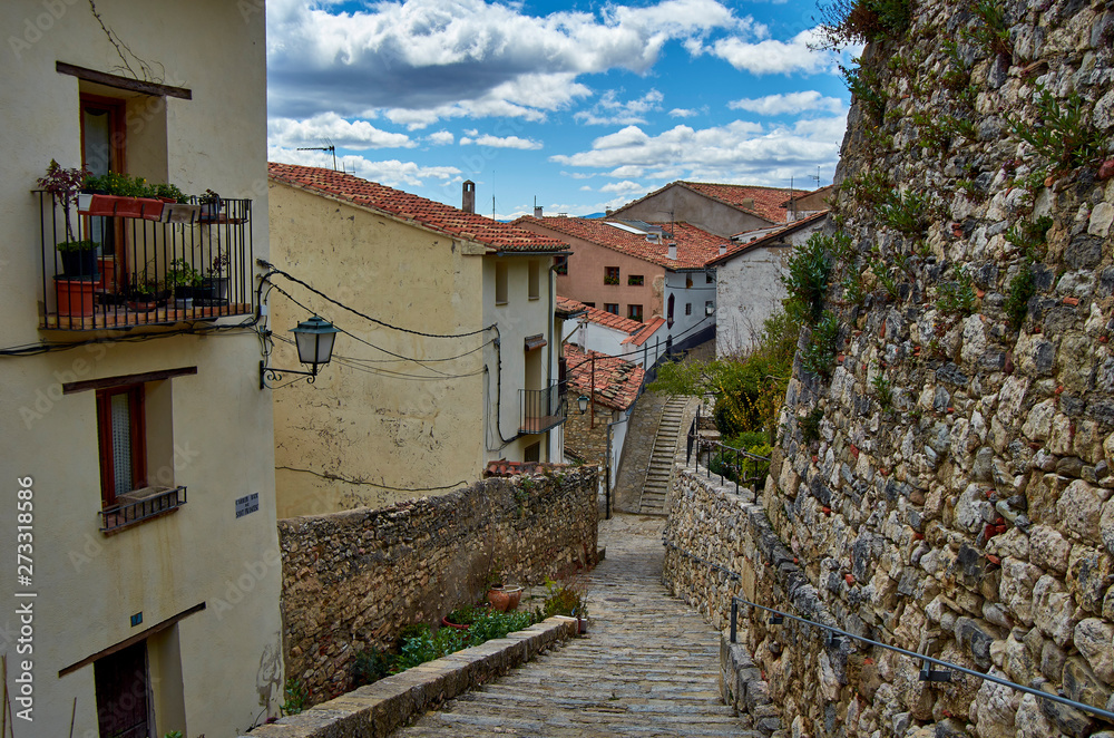 Medieval town of Morella, Castellon in Spain