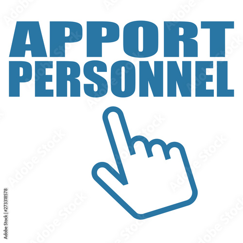 Logo apport personnel.