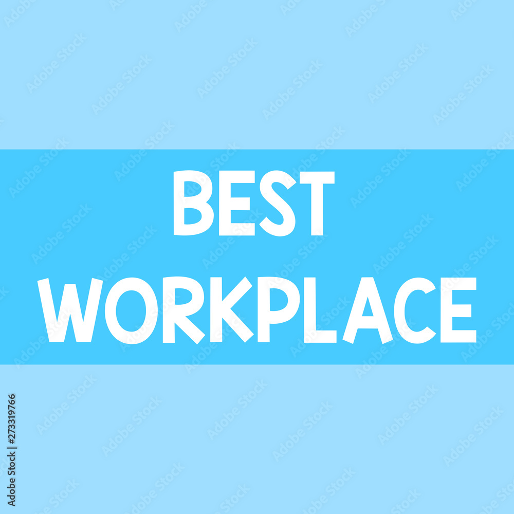 Writing note showing Best Workplace. Business concept for Ideal company to work with High compensation Stress free Square rectangle paper sheet loaded with full creation of pattern theme