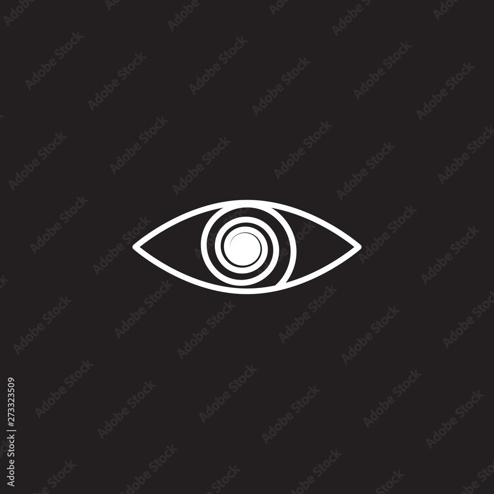 Line mystical eye icon Line mystical eye icon