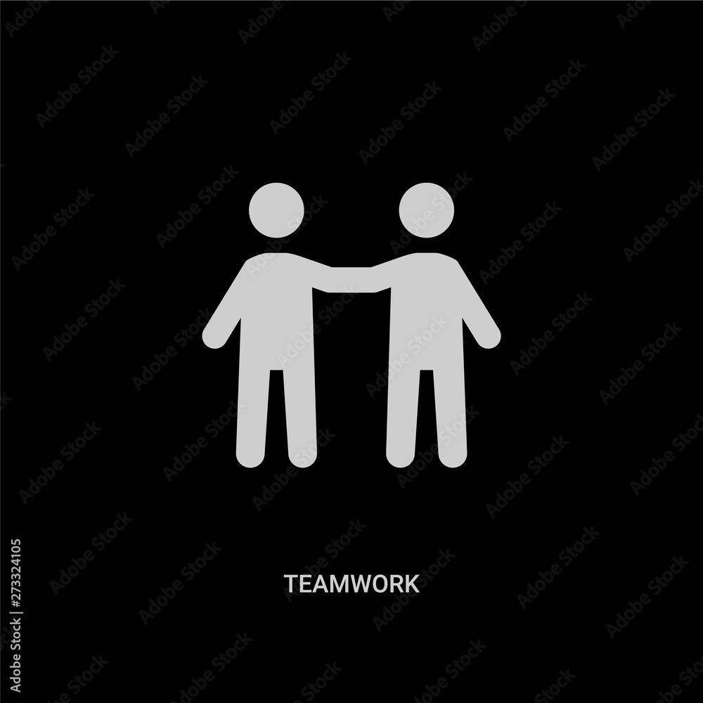 white teamwork vector icon on black background. modern flat teamwork from human resources concept vector sign symbol can be use for web, mobile and logo. white teamwork vector icon on black background. modern flat teamwork from human resources concept vector sign symbol can be use for web, mobile and logo.