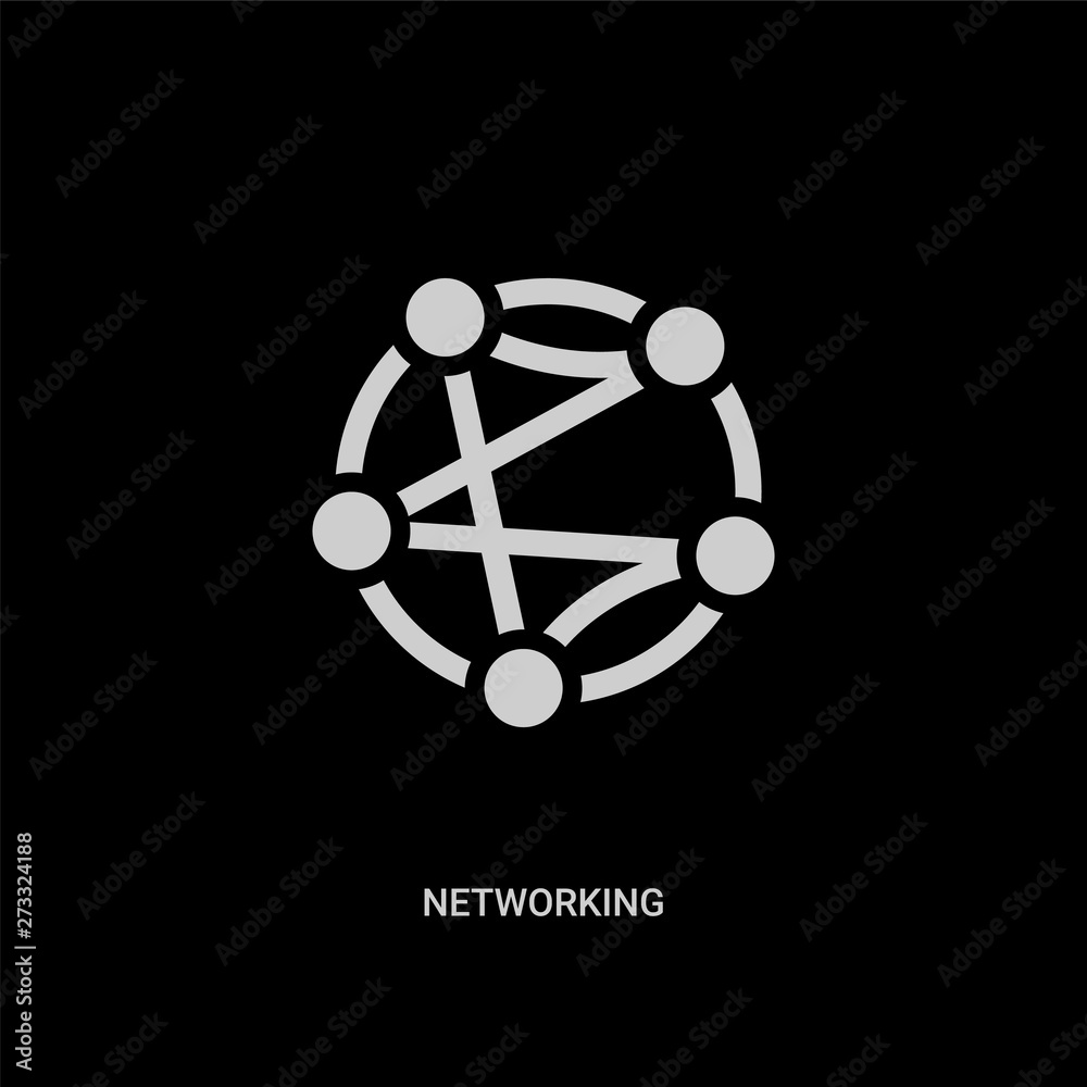 white networking vector icon on black background. modern flat networking from human resources concept vector sign symbol can be use for web, mobile and logo. white networking vector icon on black background. modern flat networking from human resources concept vector sign symbol can be use for web, mobile and logo.