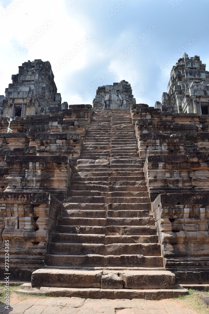 Stairs of Ta Keo, Cambodia