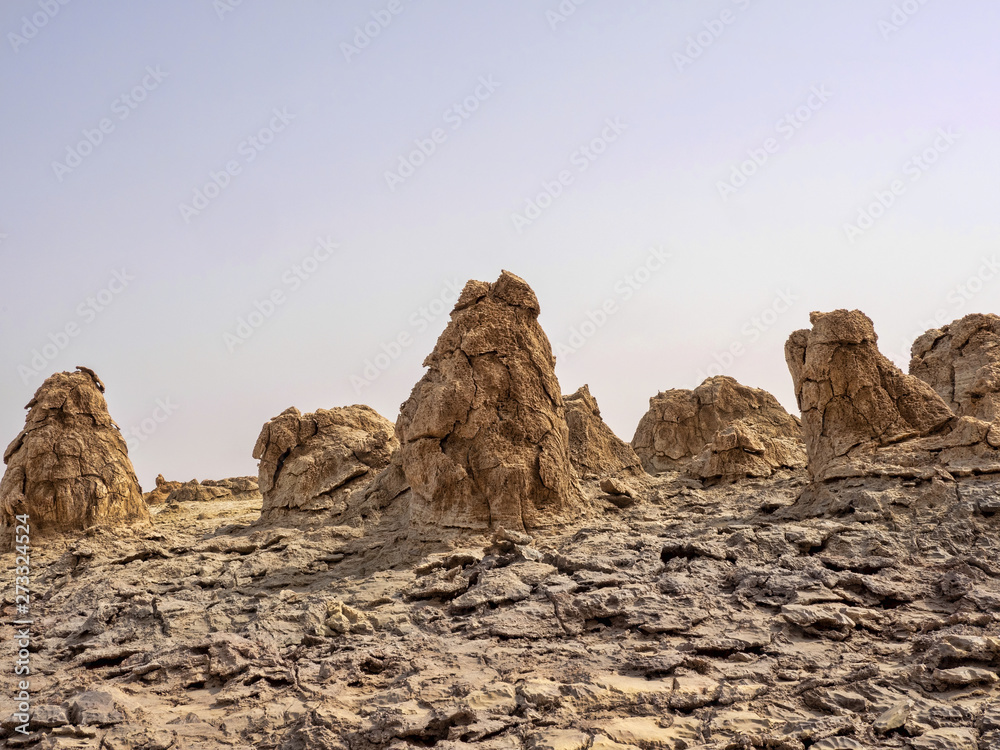 The Danakil depression looks like a landscape on another planet. Ethiopia