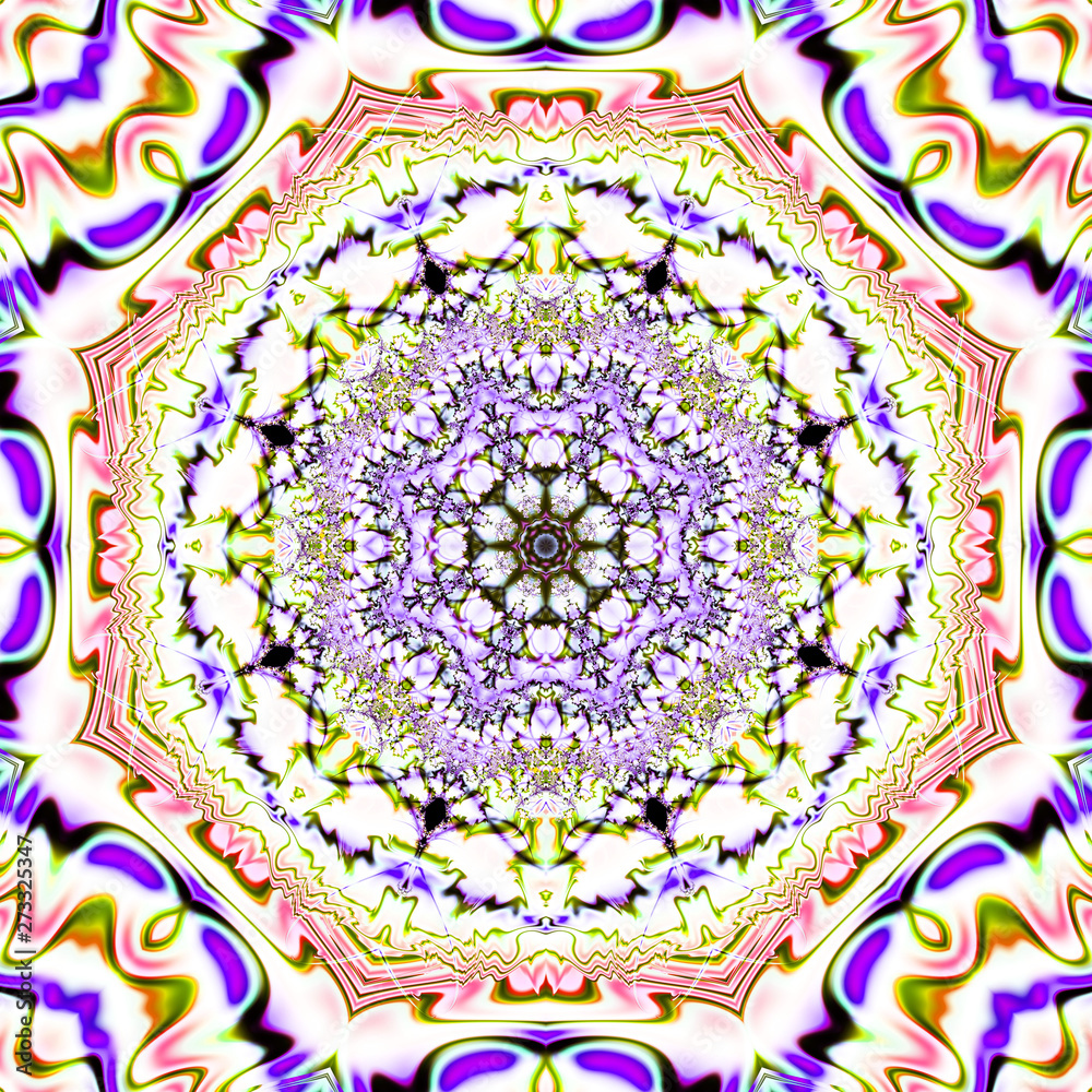 Abstract fantasy ornament pattern.