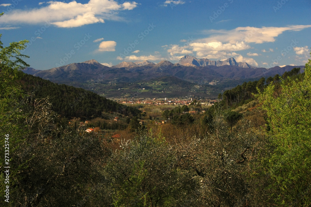 Obraz premium Panorama of the Dolomites in Italy