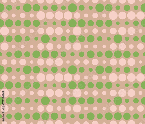 Seamless rows of dots with halftone effect. Bubbles pattern