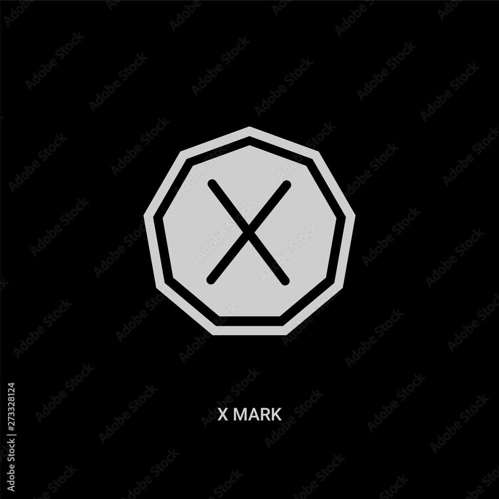 white x mark vector icon on black background. modern flat x mark from interface concept vector sign symbol can be use for web, mobile and logo. white x mark vector icon on black background. modern flat x mark from interface concept vector sign symbol can be use for web, mobile and logo.