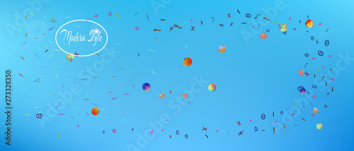 Minimal abstract ultra wide space background 