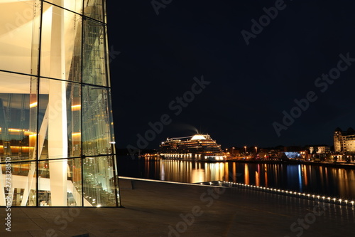 Canvas Print Oslo Hafen