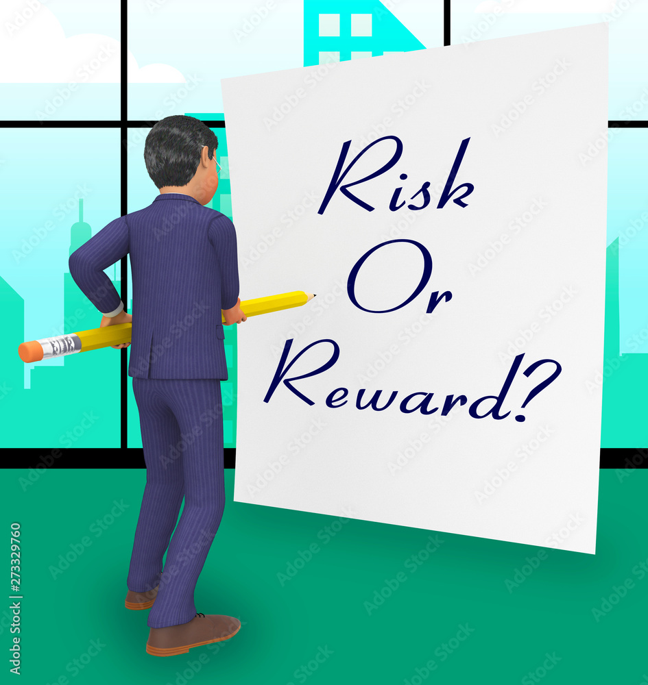 Risk Vs Reward Strategy Note Depicts The Hazards In Obtaining Success ...