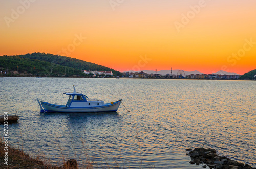 Beautiful sea landscape near city Ayvalik, Turkey © Olena Zn