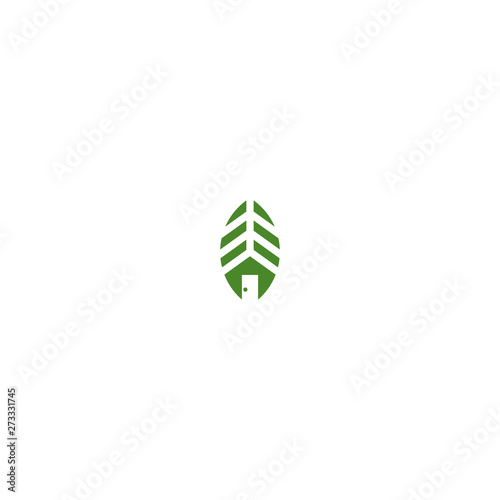 Free Download leaf real estate logo design - GFXLoad
