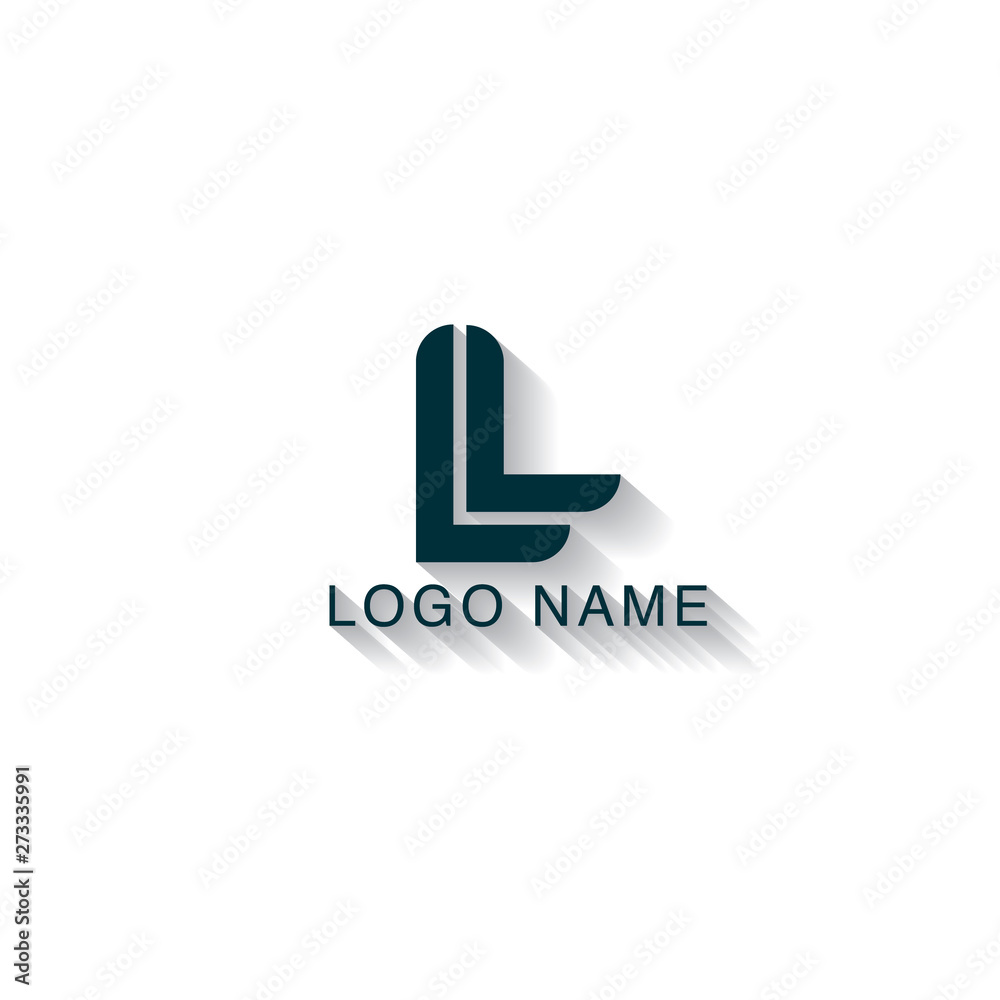 Initial letter L logo design with one line concept. Modern logo design template Initial letter L logo design with one line concept. Modern logo design template
