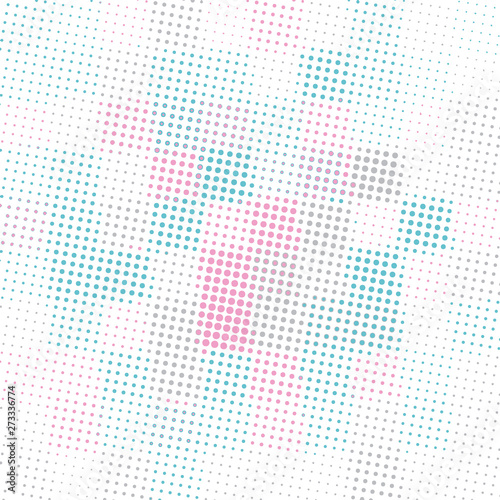 Abstract background with multicolored squares on a white background