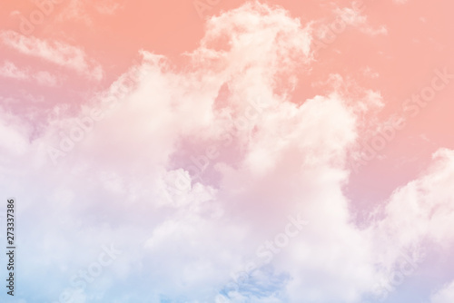 cloud background with a pastel colour