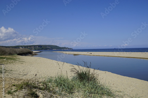 The mouth of the river Kamchia, Varna municipality in Bulgaria.
