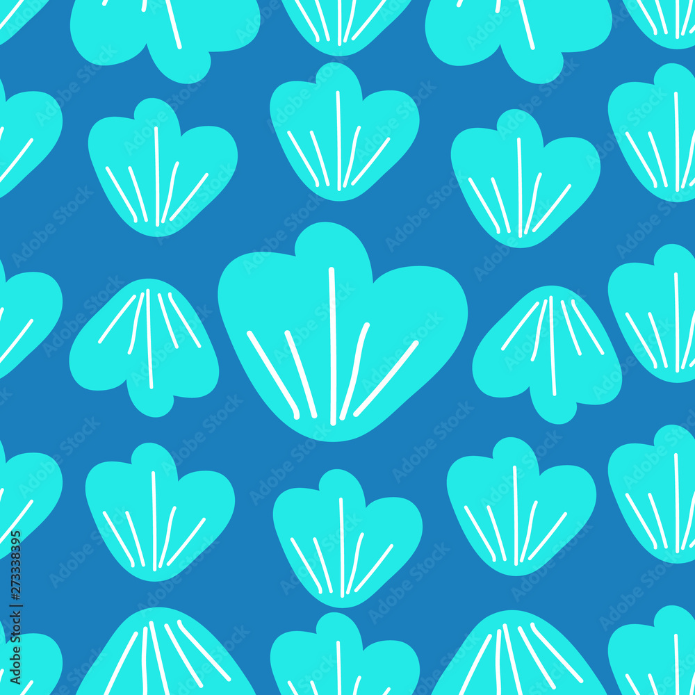Floral seamless pattern. Foliage seamless pattern design with pastel color. Tropical leaves pattern background Floral seamless pattern. Foliage seamless pattern design with pastel color. Tropical leaves pattern background